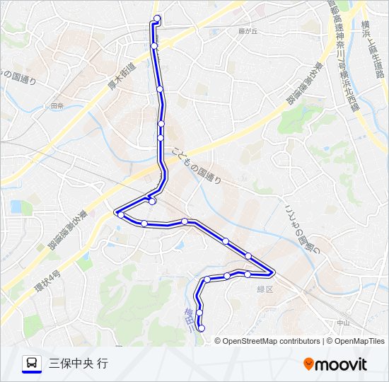 023系統 Bus Line Map