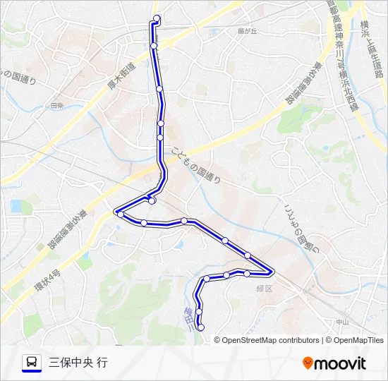 Route 023 Bus Line Map