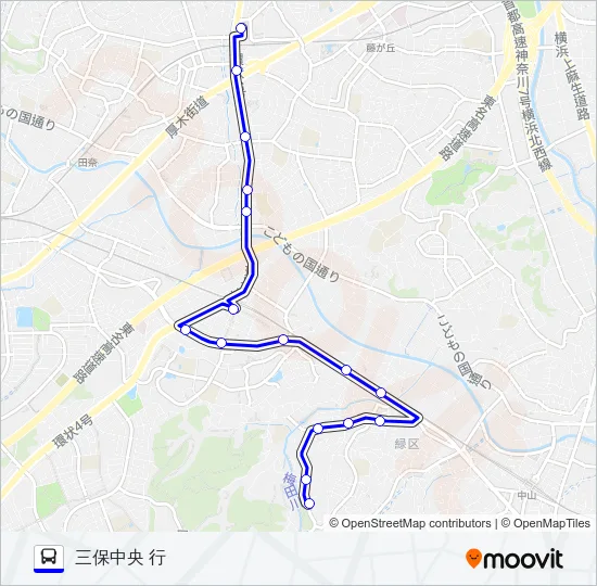 023系統 Bus Line Map