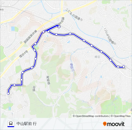 023系統 バスの路線図