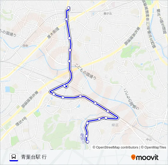 023系統 Bus Line Map