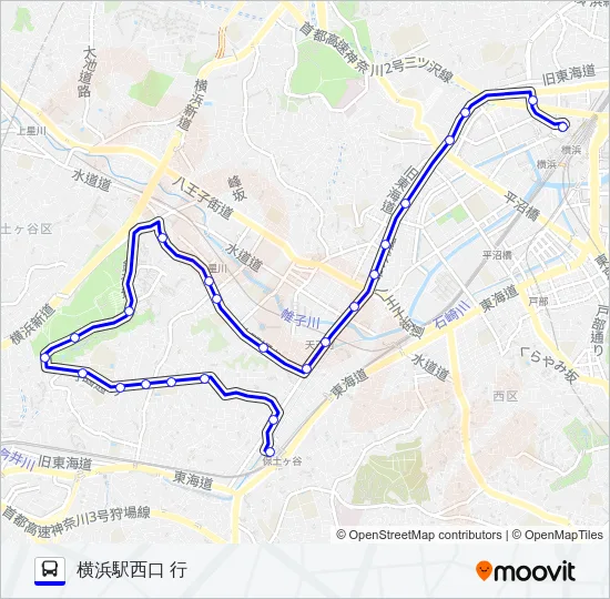 025系統 バスの路線図