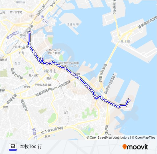 026系統 Bus Line Map