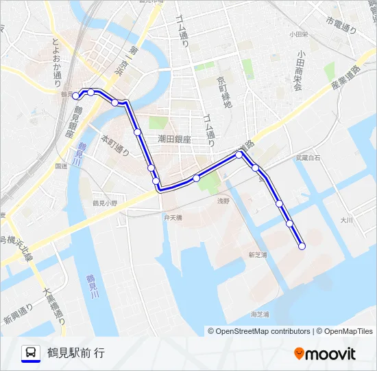 027系統 バスの路線図