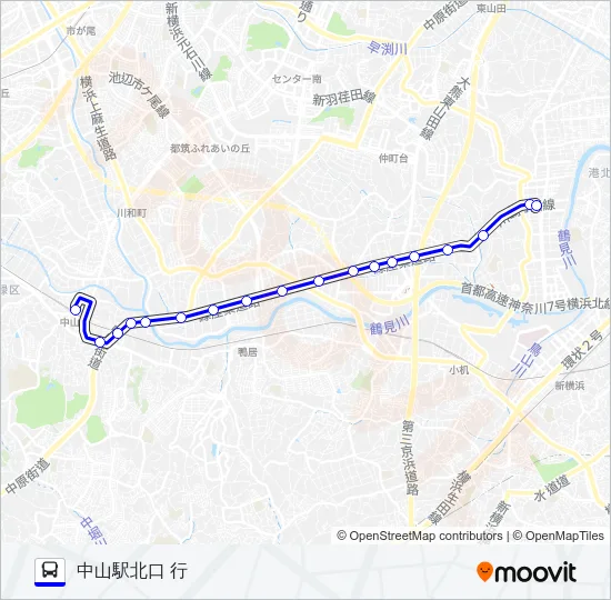 028系統 バスの路線図