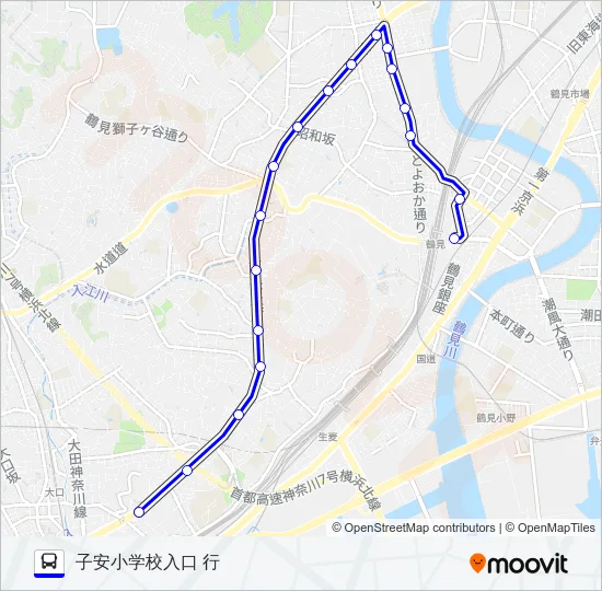 029系統 バスの路線図