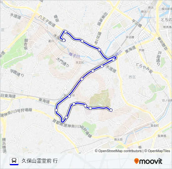 032系統 バスの路線図