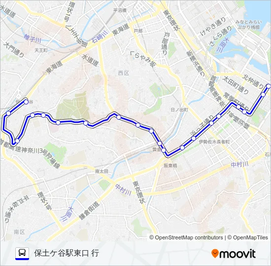 032系統 バスの路線図