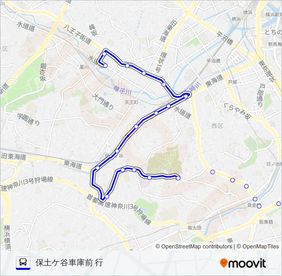 032系統 バスの路線図