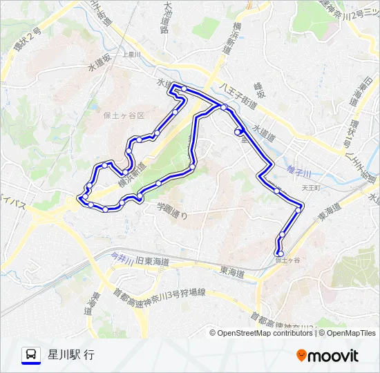 033系統 バスの路線図