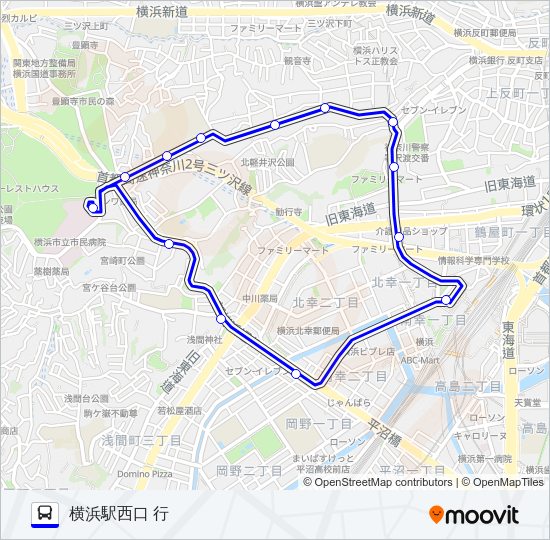 034系統 Bus Line Map