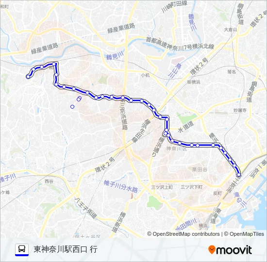036系統 バスの路線図