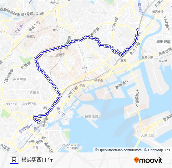 Route 038 Bus Line Map