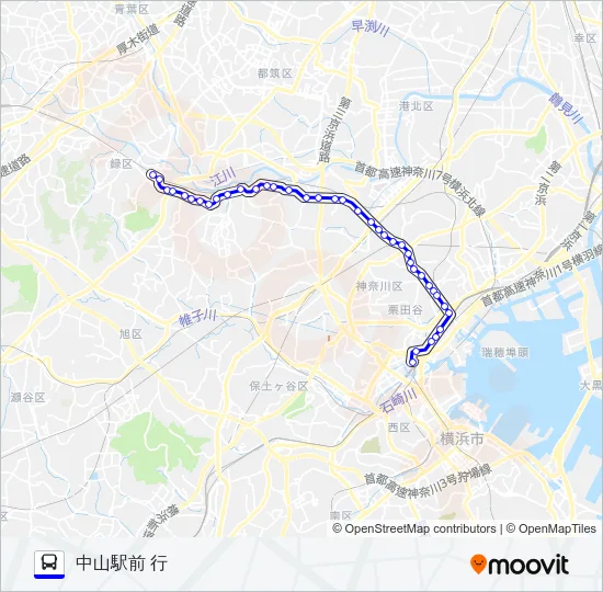 039系統 バスの路線図