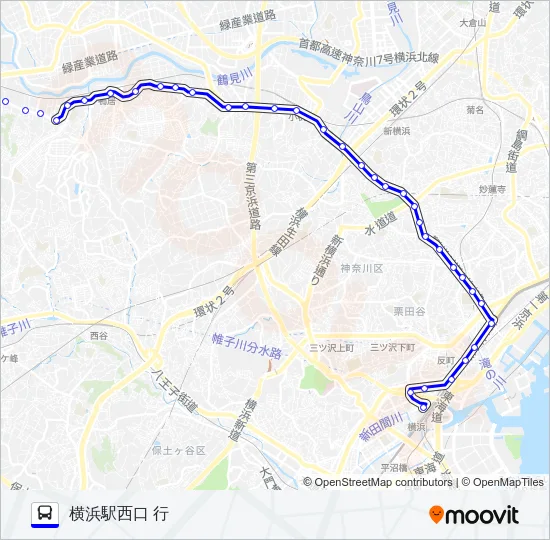 039系統 バスの路線図