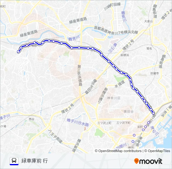 039系統 バスの路線図