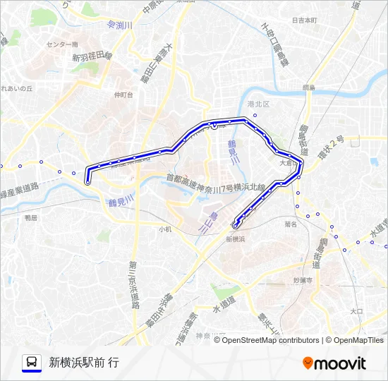 Route 041 Bus Line Map