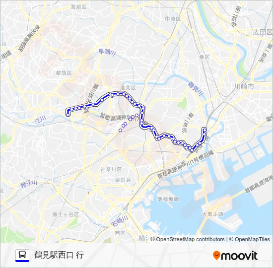 Route 041 Bus Line Map