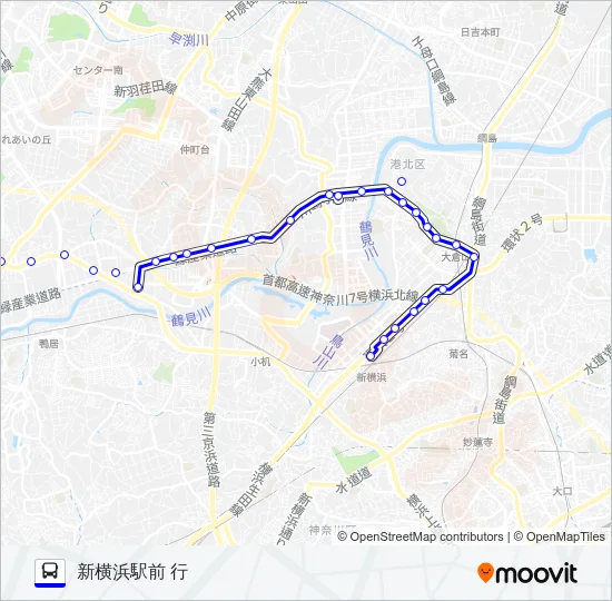 041系統 バスの路線図