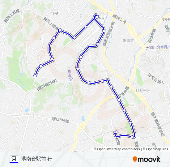 045系統 バスの路線図