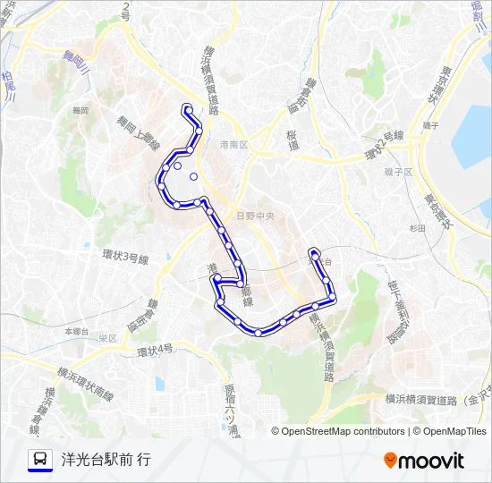 045系統 バスの路線図