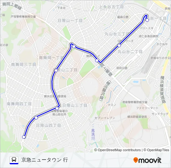 045系統 バスの路線図