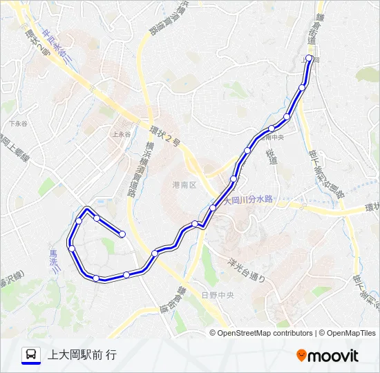 051系統 バスの路線図