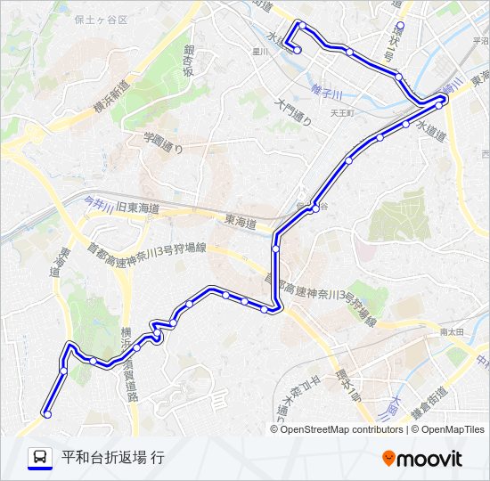 053系統 Bus Line Map