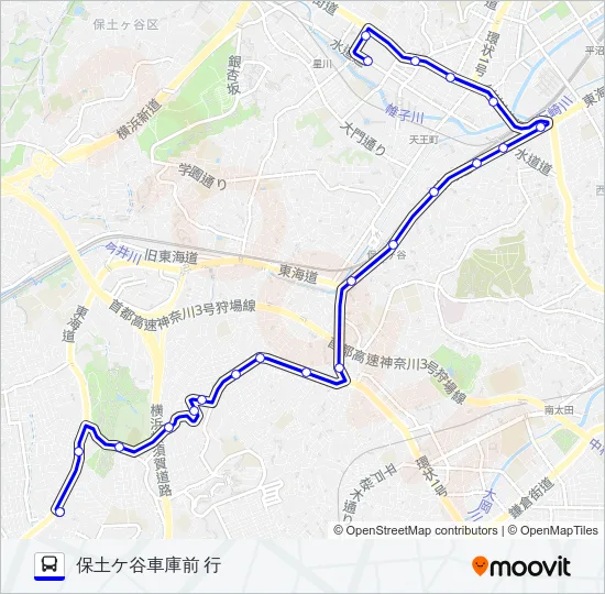 053系統 バスの路線図