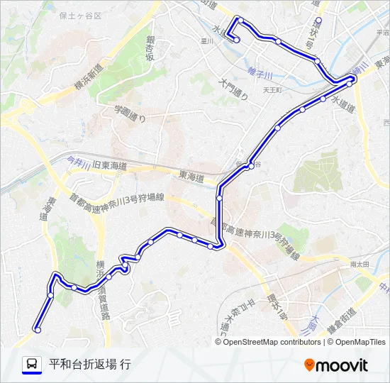 053系統 バスの路線図