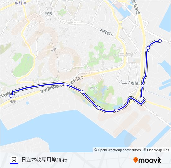 054系統 Bus Line Map