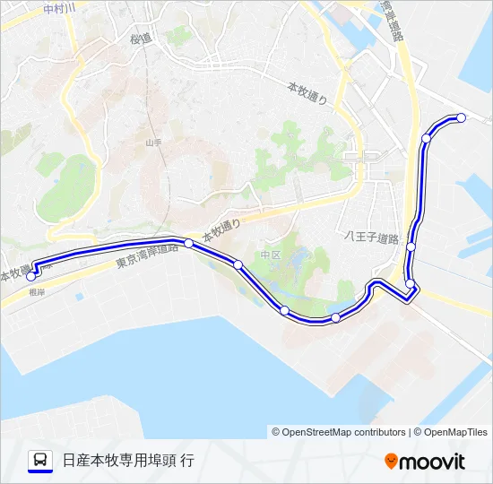 054系統 Bus Line Map