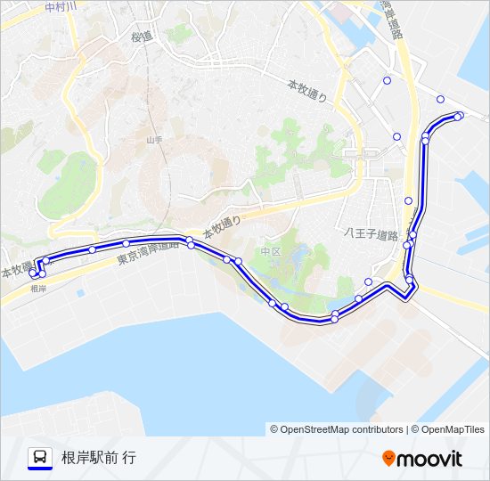 054系統 Bus Line Map