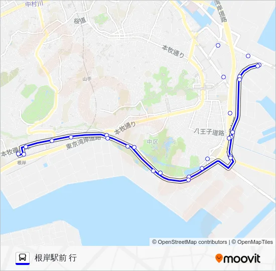 054系統 Bus Line Map