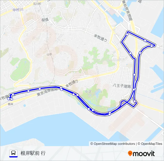 054系統 Bus Line Map