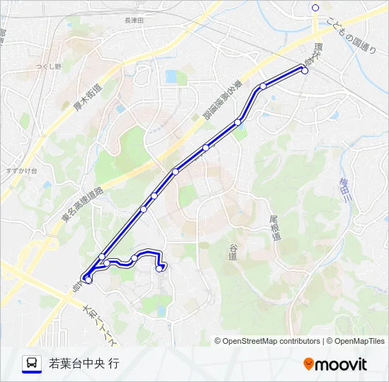 055系統 バスの路線図