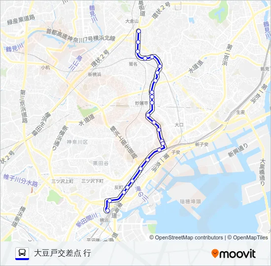 059系統 バスの路線図