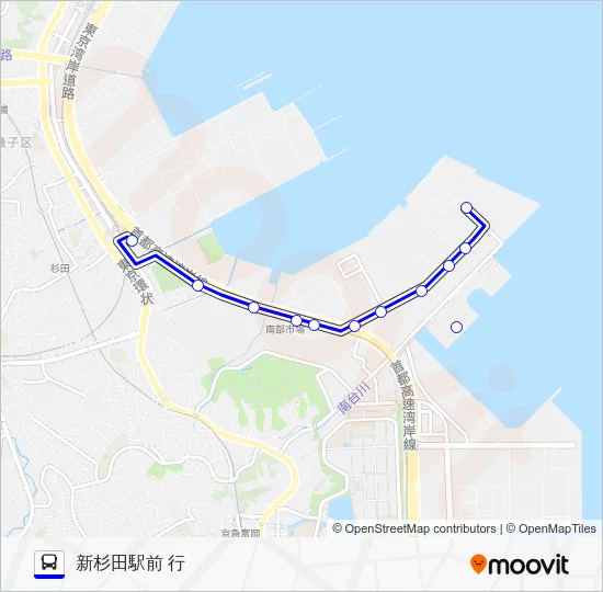 Route 061 Bus Line Map