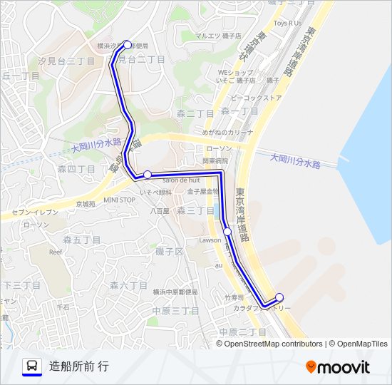 063系統 Bus Line Map