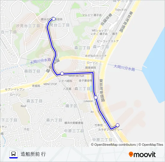 063系統 Bus Line Map