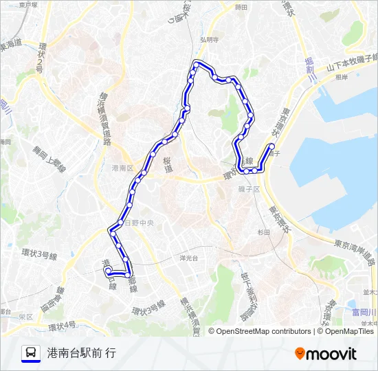 064系統 バスの路線図