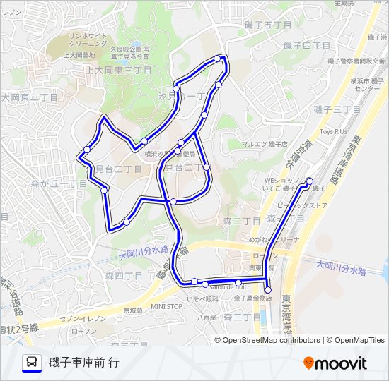 070系統 Bus Line Map