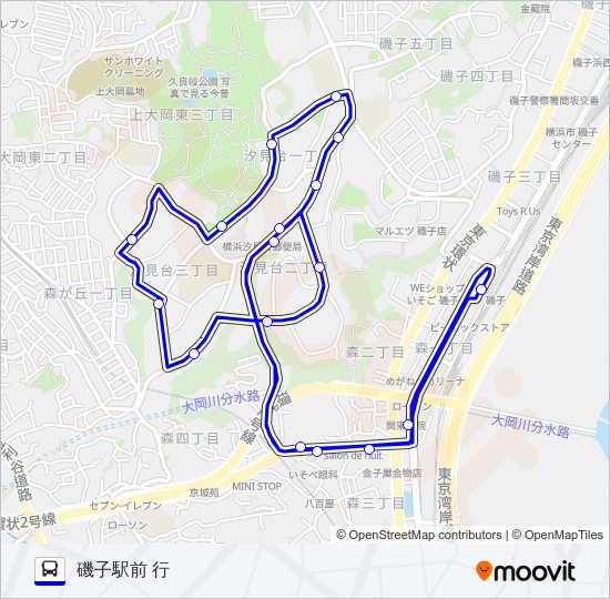 070系統 Bus Line Map