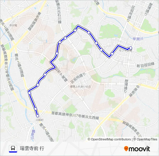 Route 073 Bus Line Map