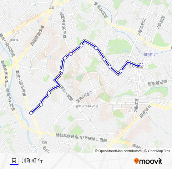 Route 073 Bus Line Map