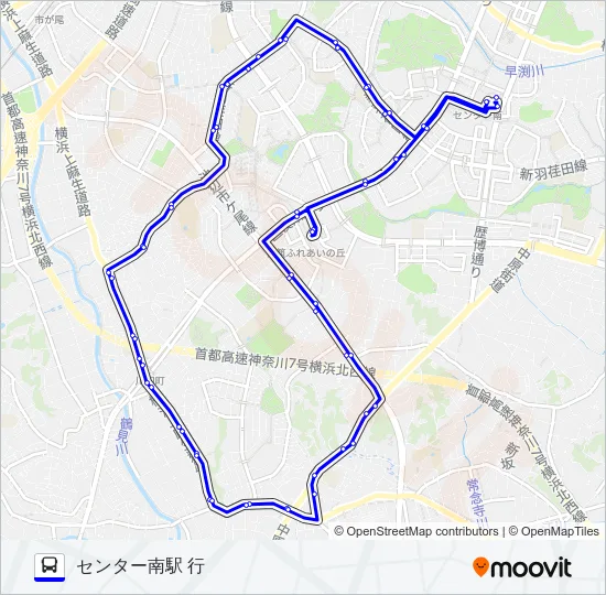 073系統 バスの路線図