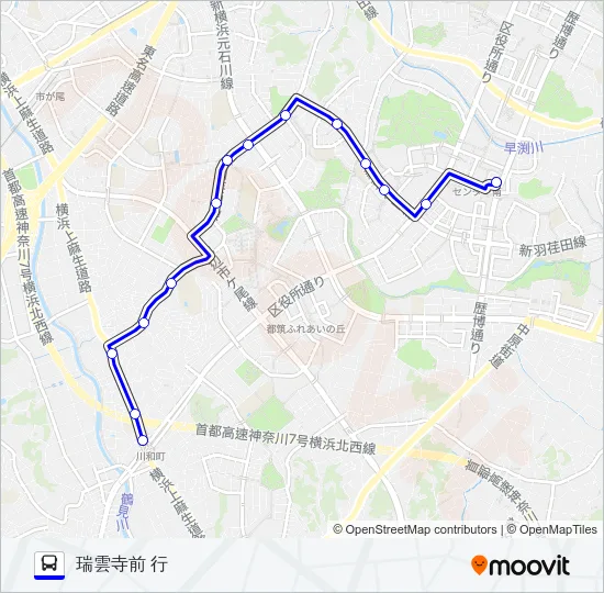 073系統 バスの路線図