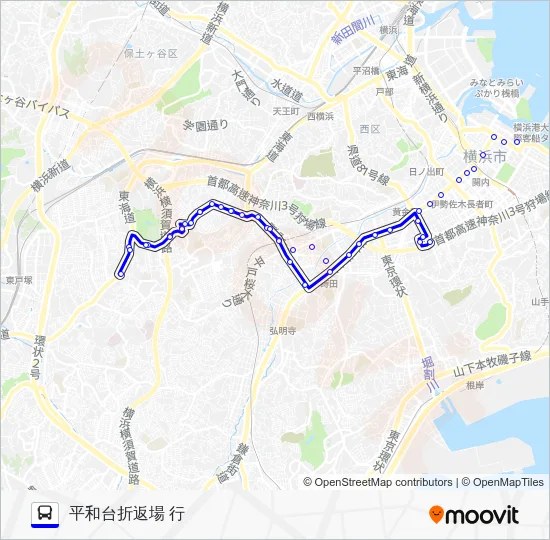 Route 079 Bus Line Map