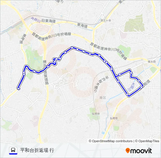 079系統 バスの路線図