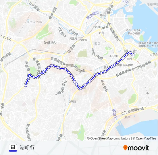 079系統 バスの路線図
